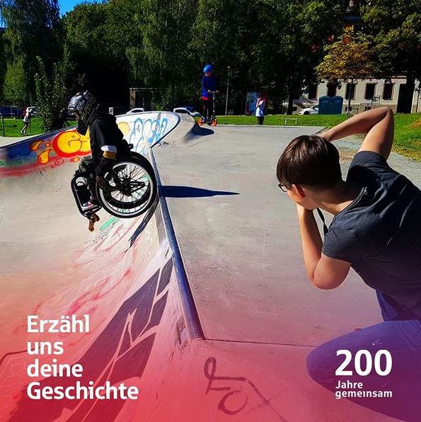 Foto zur Jubiläumsaktion der Ostsächsischen Sparkasse