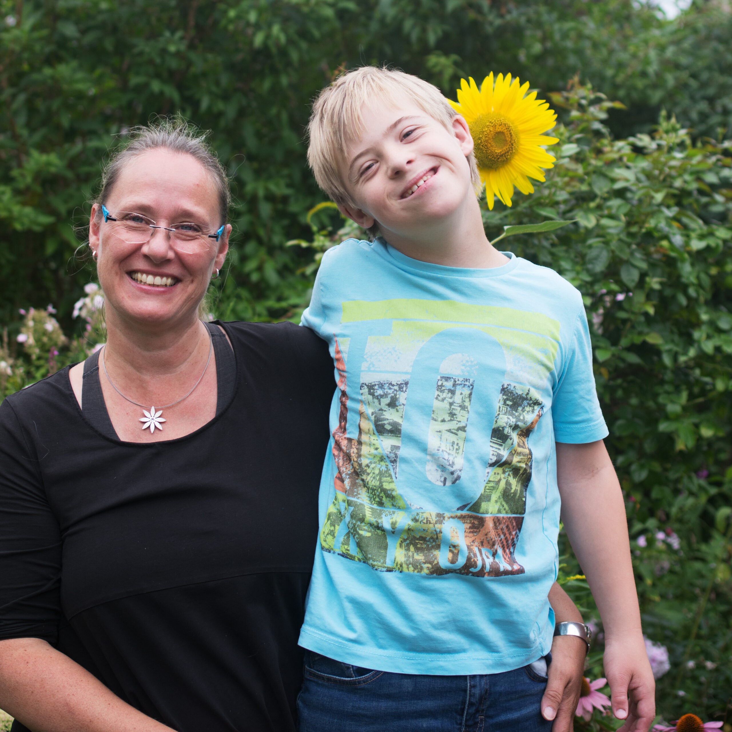 Portrait von Kristina S. und Ihrem Sohn Tobias