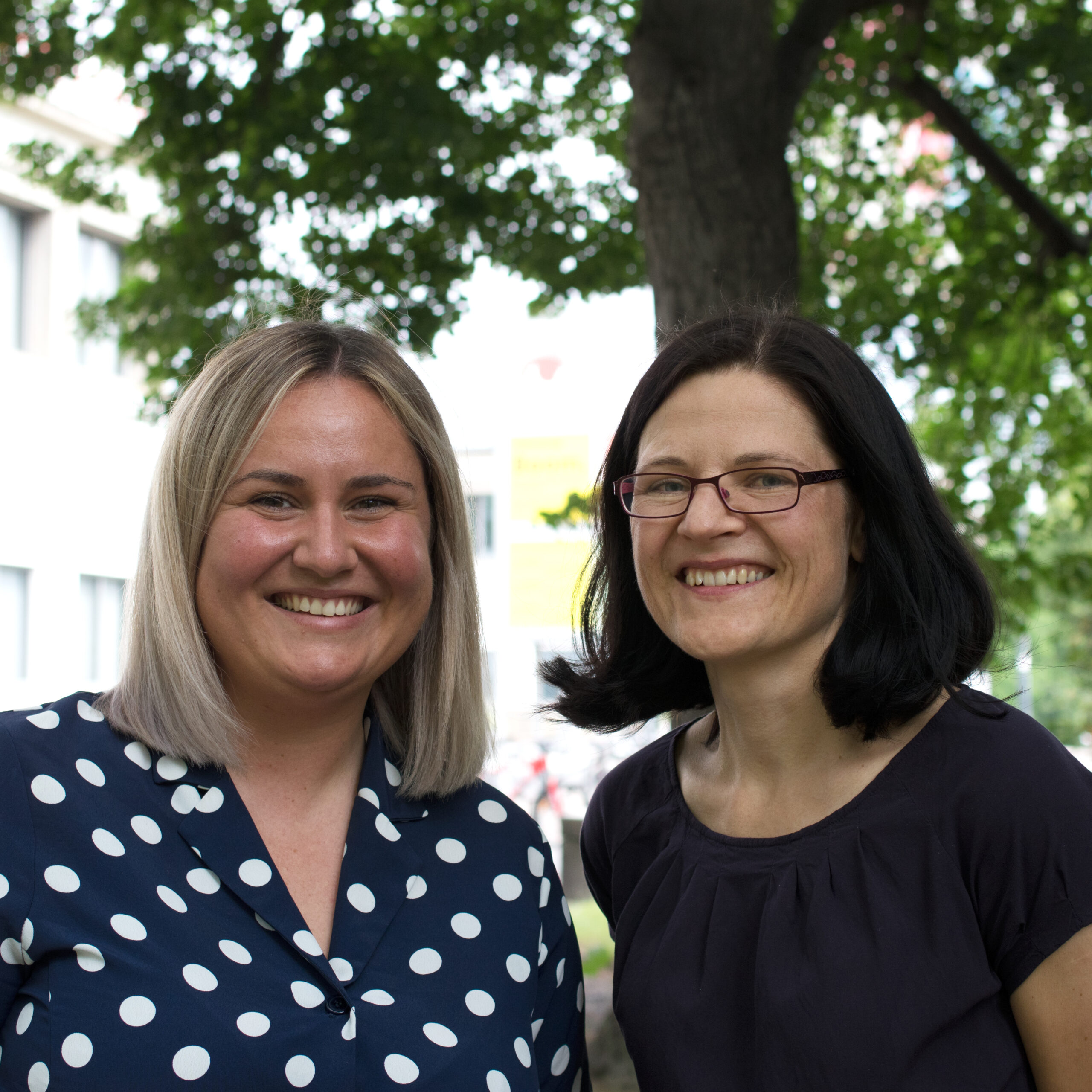 Portrait von Anamarija Tokic und Susanne Weckwerth