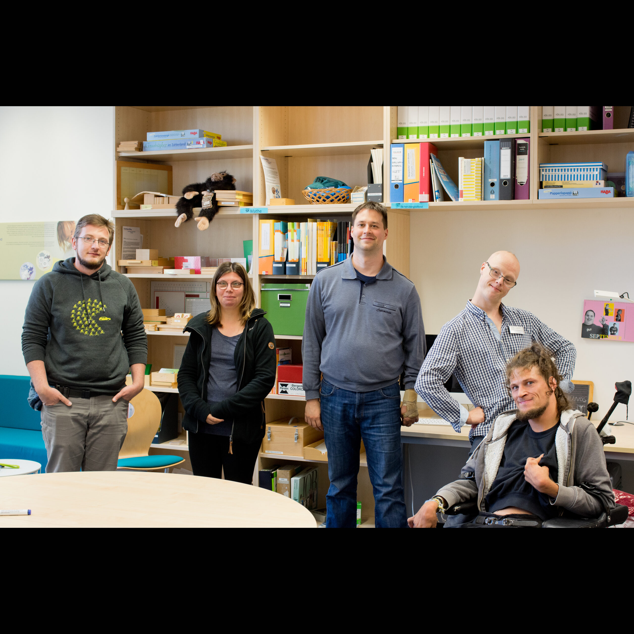 Portrait von Nico Leonhardt, Beate Schlothauer, Steffen Martick, Sebastian Wenzel und Tom Hoffmann