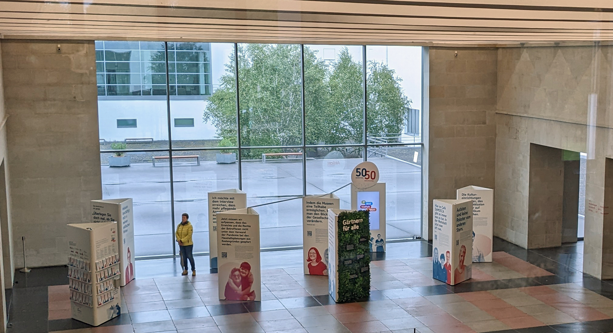 Visualisierung der Ausstellung - Konzept