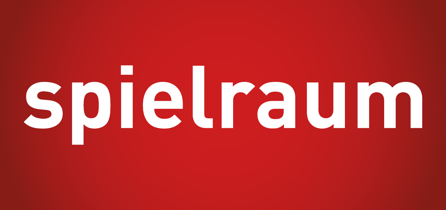 Schriftzug "spielraum"